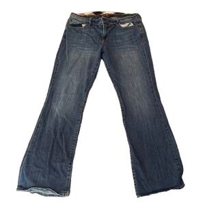 Lucky Straight Leg Blue Denim Jeans